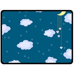 Clouds Double Sided Fleece Blanket (large)  by nateshop