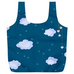 Clouds Full Print Recycle Bag (xxl) by nateshop