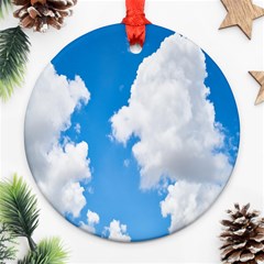 Cloudy Ornament (round) by nateshop