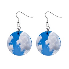 Cloudy Mini Button Earrings by nateshop