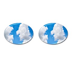 Cloudy Cufflinks (oval) by nateshop