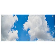 Cloudy Banner And Sign 4  X 2 