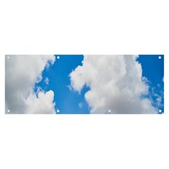 Cloudy Banner And Sign 8  X 3 