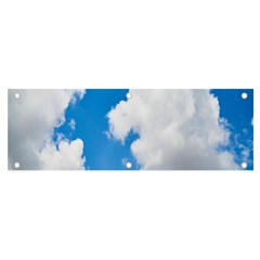 Cloudy Banner And Sign 6  X 2 