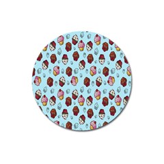 Cupcake Magnet 3  (Round)