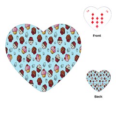 Cupcake Playing Cards Single Design (heart) by nateshop