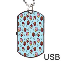 Cupcake Dog Tag Usb Flash (two Sides)