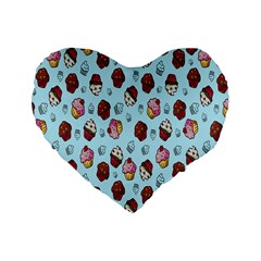 Cupcake Standard 16  Premium Heart Shape Cushions