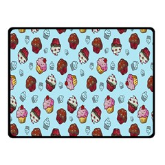 Cupcake Fleece Blanket (small) by nateshop