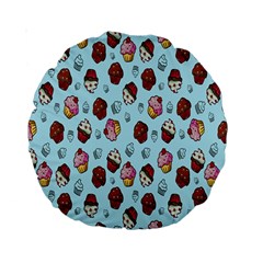 Cupcake Standard 15  Premium Round Cushions by nateshop