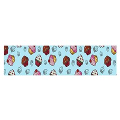 Cupcake Oblong Satin Scarf (16  X 60 )