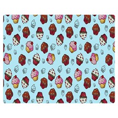 Cupcake Double Sided Flano Blanket (medium)  by nateshop