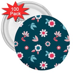 Cute 3  Buttons (100 Pack)  by nateshop