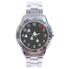 Difference Stainless Steel Analogue Watch by nateshop