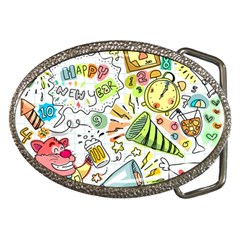 Doodle Belt Buckles