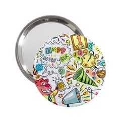 Doodle 2 25  Handbag Mirrors by nateshop