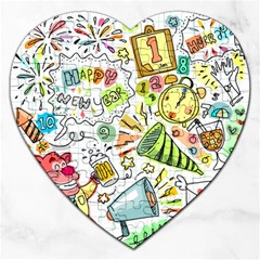 Doodle Jigsaw Puzzle (Heart)