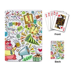 Doodle Playing Cards Single Design (Rectangle)