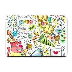 Doodle Small Doormat  by nateshop