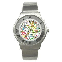 Doodle Stainless Steel Watch by nateshop