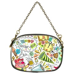 Doodle Chain Purse (One Side)