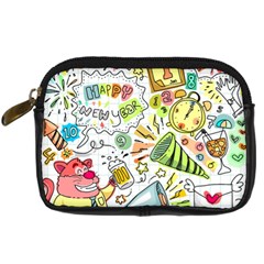 Doodle Digital Camera Leather Case