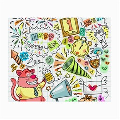 Doodle Small Glasses Cloth (2 Sides) by nateshop