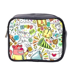 Doodle Mini Toiletries Bag (Two Sides)