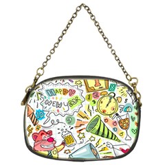 Doodle Chain Purse (two Sides) by nateshop