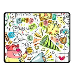 Doodle Fleece Blanket (Small)