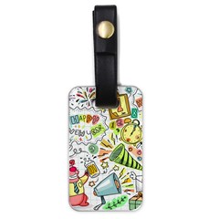 Doodle Luggage Tag (one side)