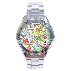 Doodle Stainless Steel Analogue Watch