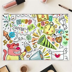 Doodle Cosmetic Bag (XXL)