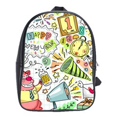 Doodle School Bag (XL)