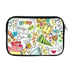 Doodle Apple MacBook Pro 17  Zipper Case