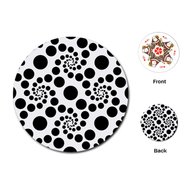 Dot Playing Cards Single Design (Round)