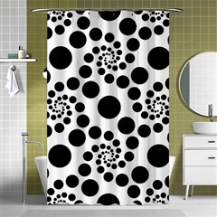 Dot Shower Curtain 48  X 72  (small)  by nateshop