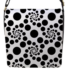 Dot Flap Closure Messenger Bag (s) by nateshop