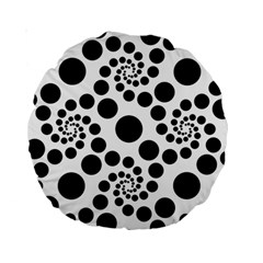 Dot Standard 15  Premium Round Cushions by nateshop