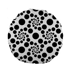 Dot Standard 15  Premium Flano Round Cushions by nateshop