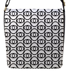 Ellipse Flap Closure Messenger Bag (s) by nateshop