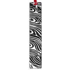 Animal-peacock,white Black Large Book Marks by nateshop