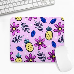 Flowers Purple Large Mousepads by nateshop