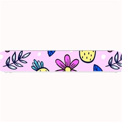 Flowers Purple Small Bar Mats by nateshop