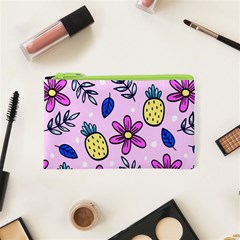 Flowers Purple Cosmetic Bag (xs) by nateshop