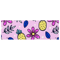 Flowers Purple Banner And Sign 9  X 3 