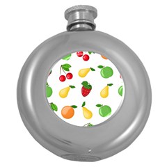 Fruits Round Hip Flask (5 Oz) by nateshop