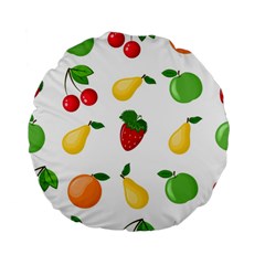 Fruits Standard 15  Premium Flano Round Cushions by nateshop