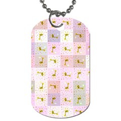 Giraffe Dog Tag (two Sides) by nateshop