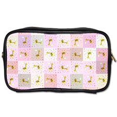 Giraffe Toiletries Bag (two Sides) by nateshop